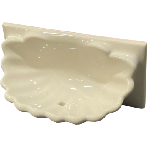 Ceramic Shell Soap Holder 100x200 (Tusk)